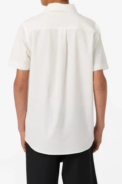 Boy's Light Check Standard Fit Woven Shirt