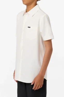 Boy's Light Check Standard Fit Woven Shirt