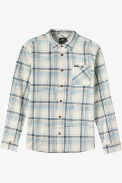 Boy's Redmond Plaid Flannel Long Sleeve Shirt