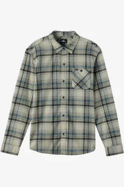 Boy's Redmond Plaid Flannel Long Sleeve Shirt
