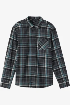 Boy's Redmond Plaid Flannel Long Sleeve Shirt