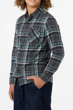 Boy's Redmond Plaid Flannel Long Sleeve Shirt