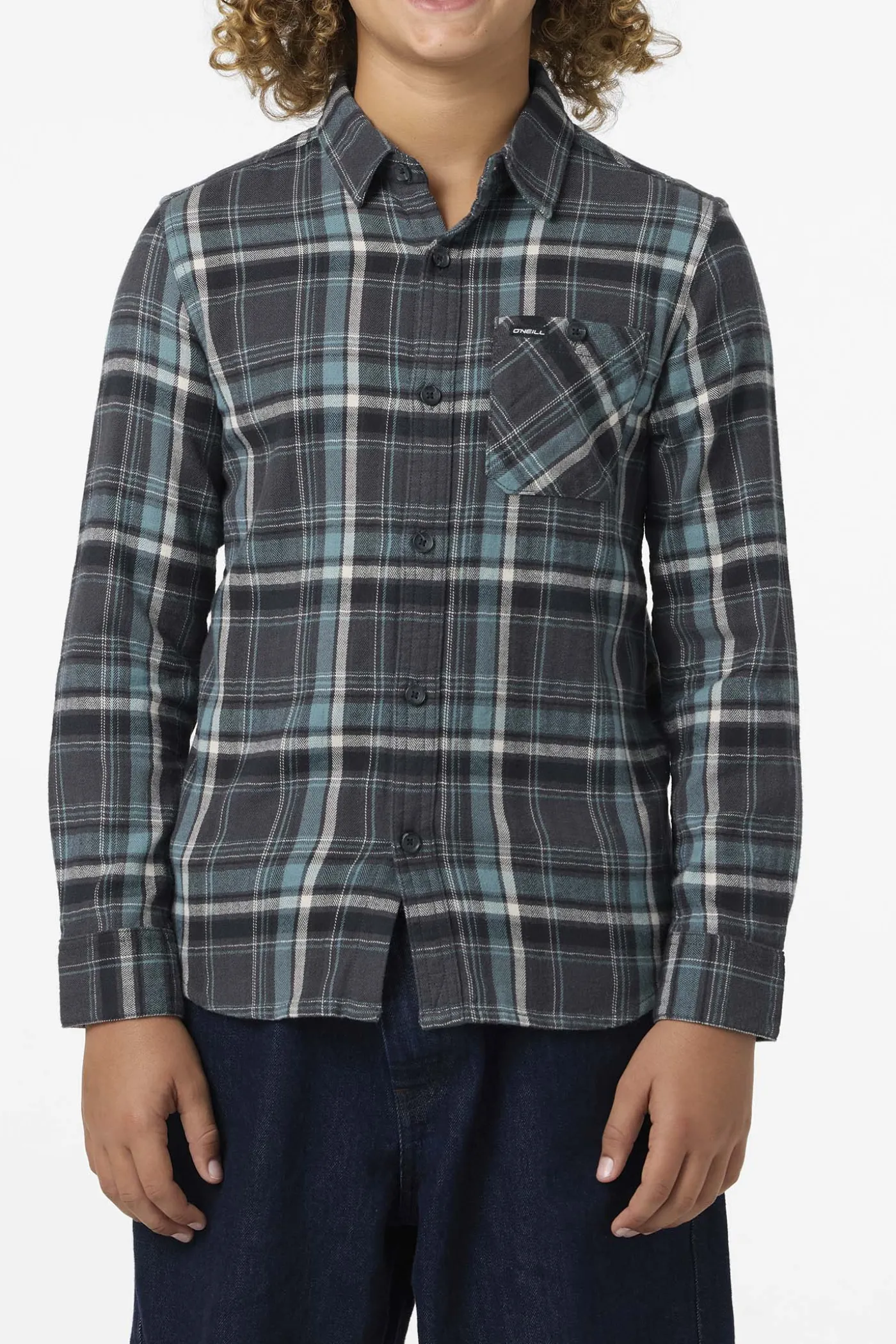 Boy's Redmond Plaid Flannel Long Sleeve Shirt