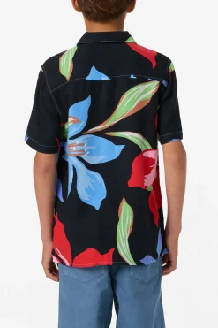 Boy's Relaxed Woven Camp Shirt