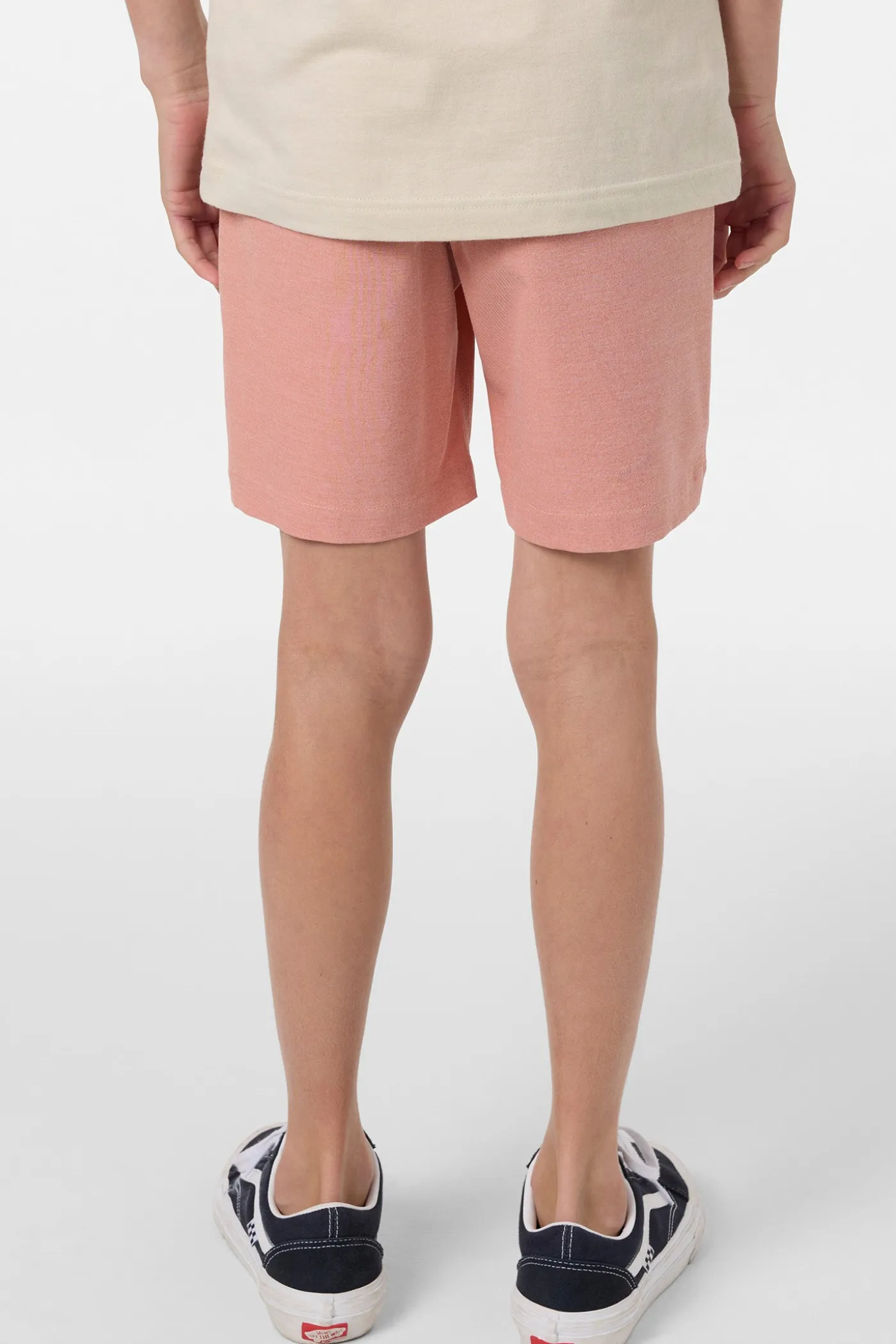 Boy's Reserve Light Check Elastic Waist 16" Hybrid Shorts