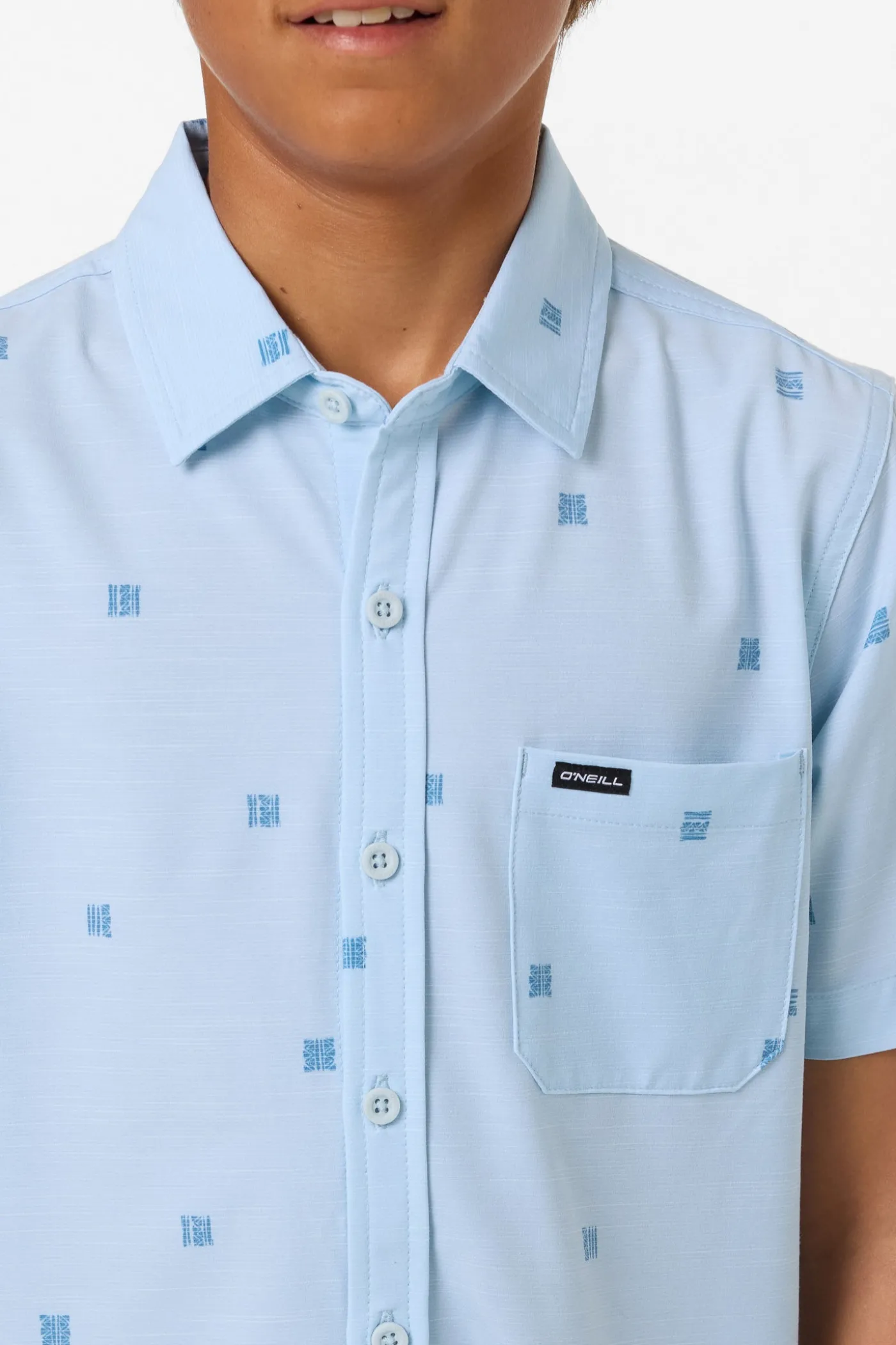 Boy's UPF Slub Standard Fit Shirt