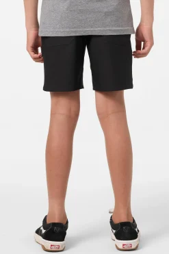 Boy's Utility Scallop Hybrid 16" Hybrid Shorts