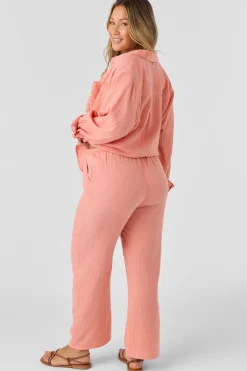 Brenda Crinkle Double Gauze Beach Pants