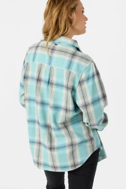 Brooks Flannel Long Sleeve Top