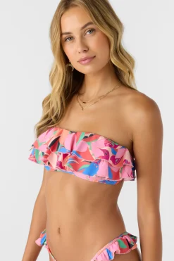 Cabana Floral Diaz Bandeau Top