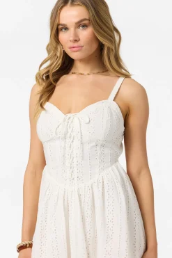 Camden Embroidered Mini Dress