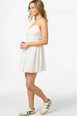 Camden Embroidered Mini Dress