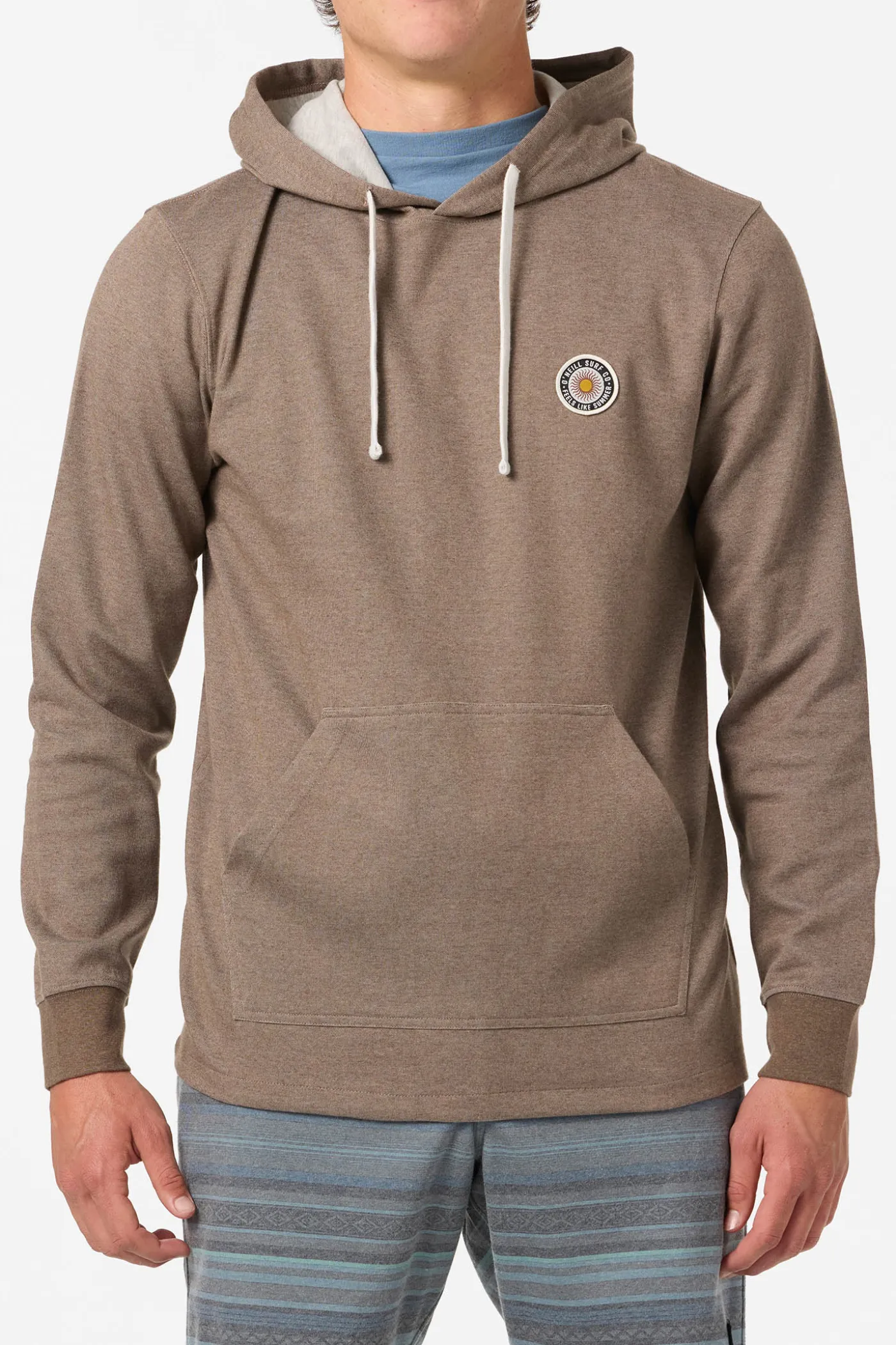 Cantina Hooded Textured Knit Long Sleeve Pullover