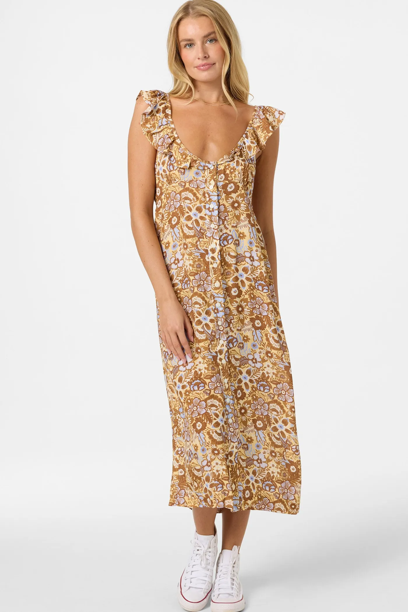 Carrington Izabelle Floral Midi Dress