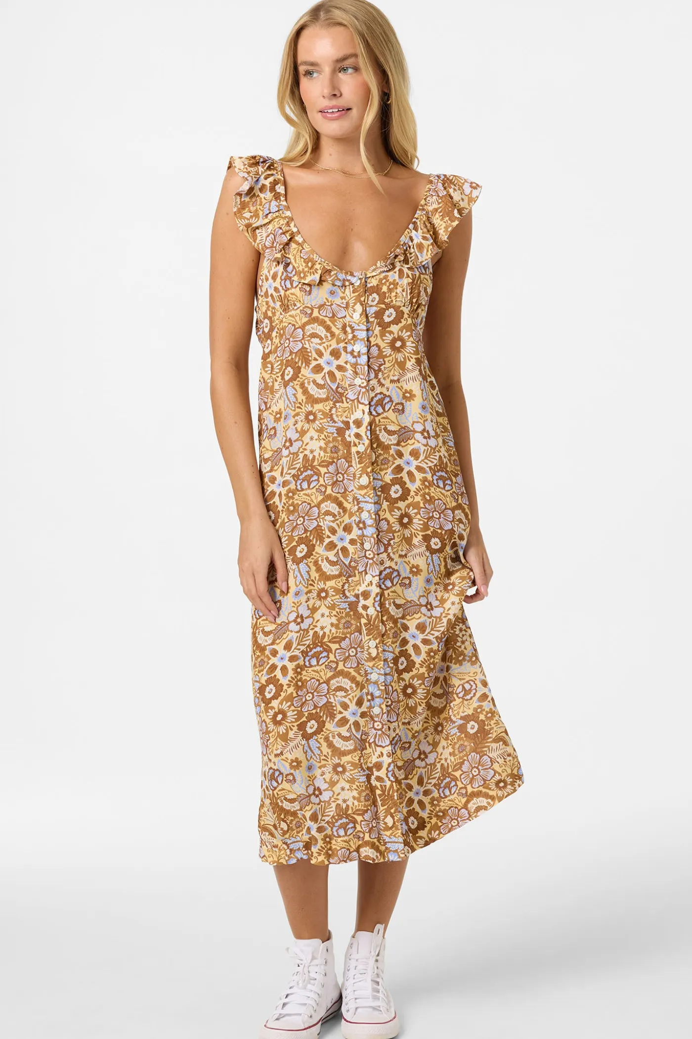 Carrington Izabelle Floral Midi Dress