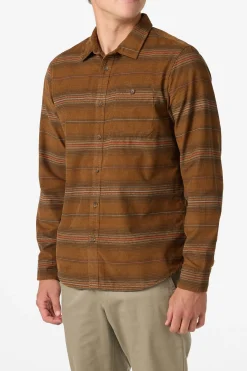 Caruso Stripe Cord Standard Fit Long Sleeve Shirt