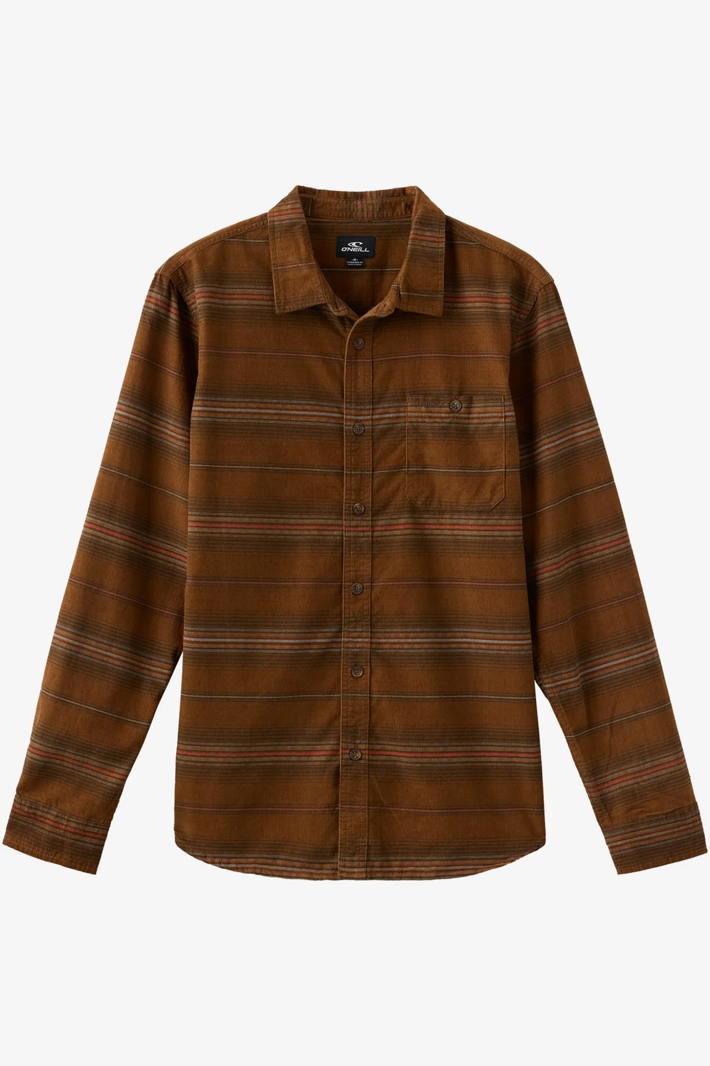 Caruso Stripe Cord Standard Fit Long Sleeve Shirt