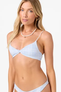 Catamaran Plaid Malibu Bralette Top