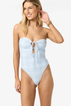 Catamaran Plaid Poolside One-Piece