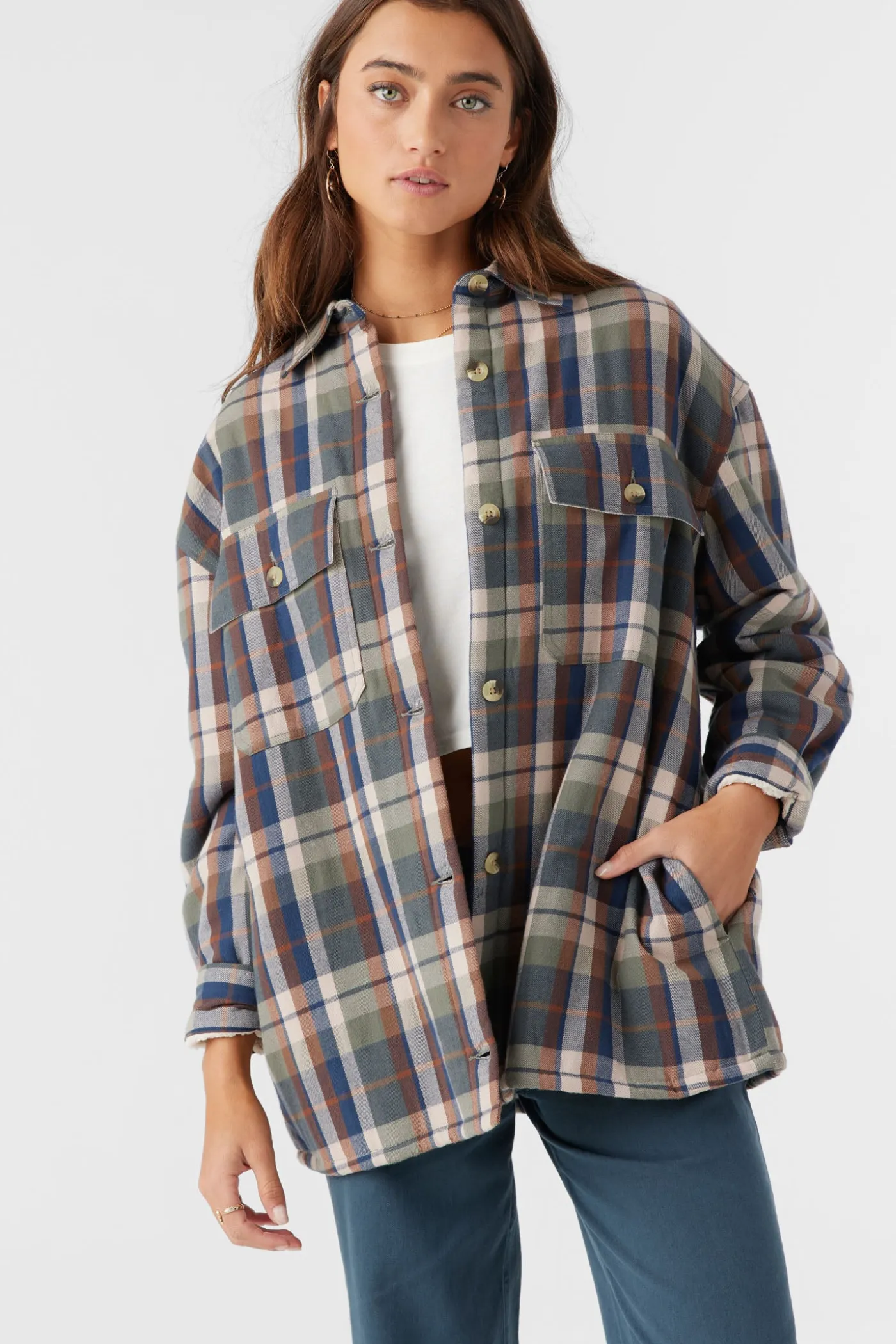 Chance High Pile Lined Flannel Jacket