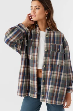 Chance High Pile Lined Flannel Jacket
