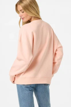 Chore Break Oversized Crew Neck Fleece