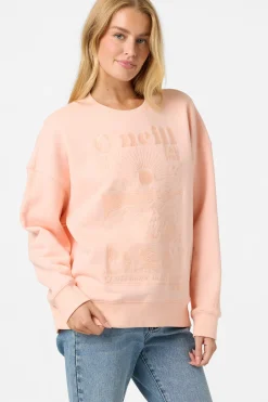 Chore Break Oversized Crew Neck Fleece