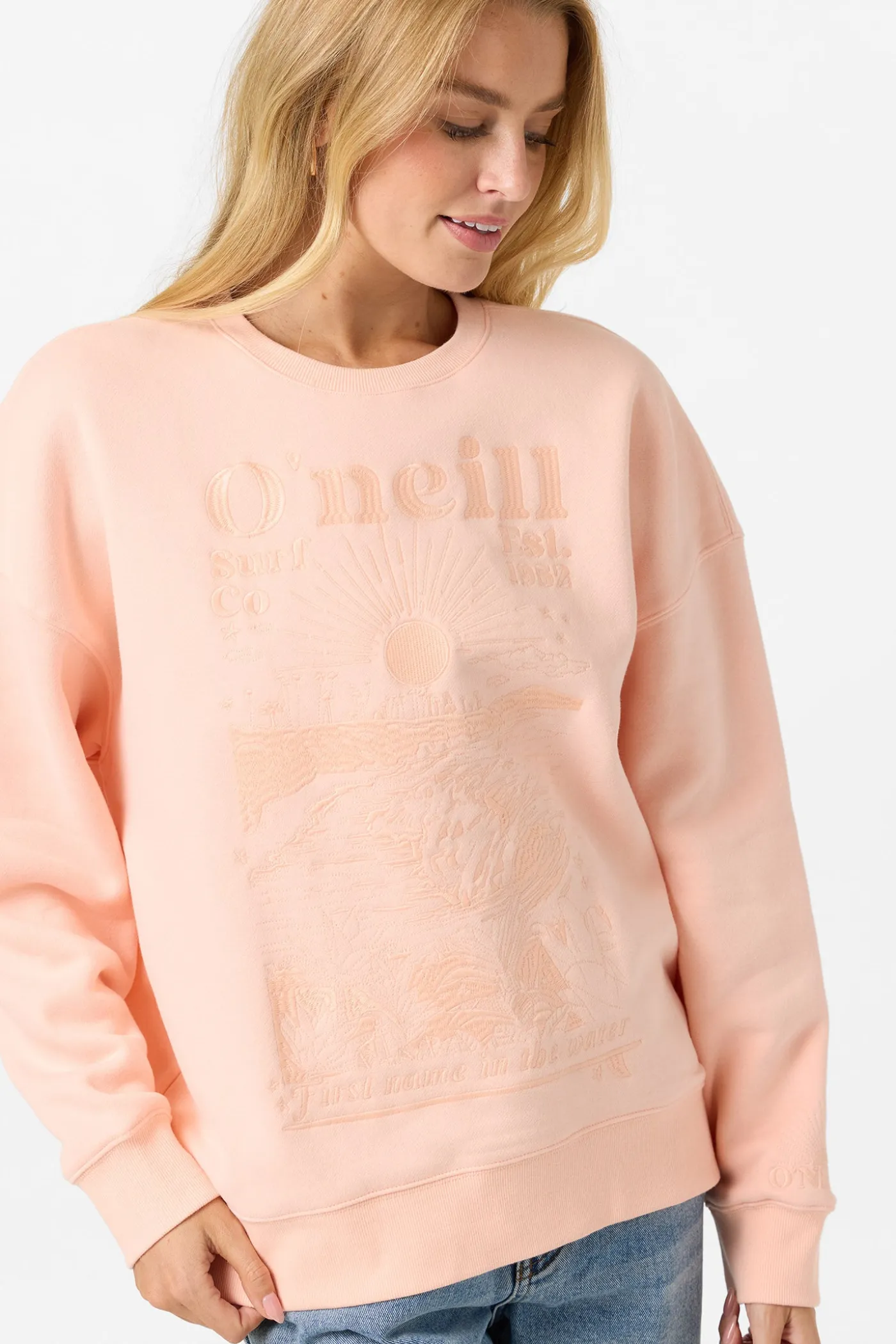 Chore Break Oversized Crew Neck Fleece