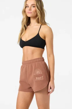 Chore Break Scallop Fleece Lounge Shorts