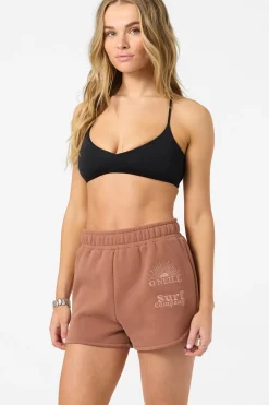 Chore Break Scallop Fleece Lounge Shorts