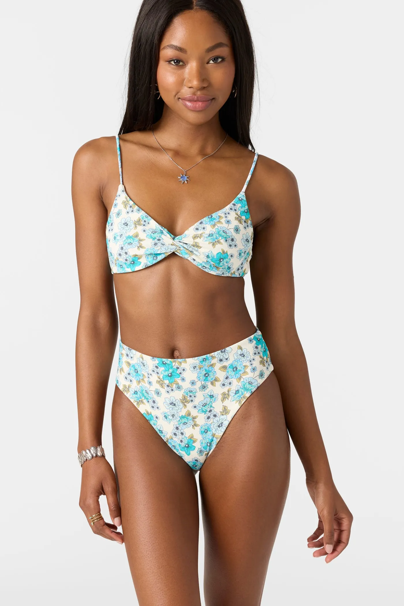 Coastal Floral Malibu Top