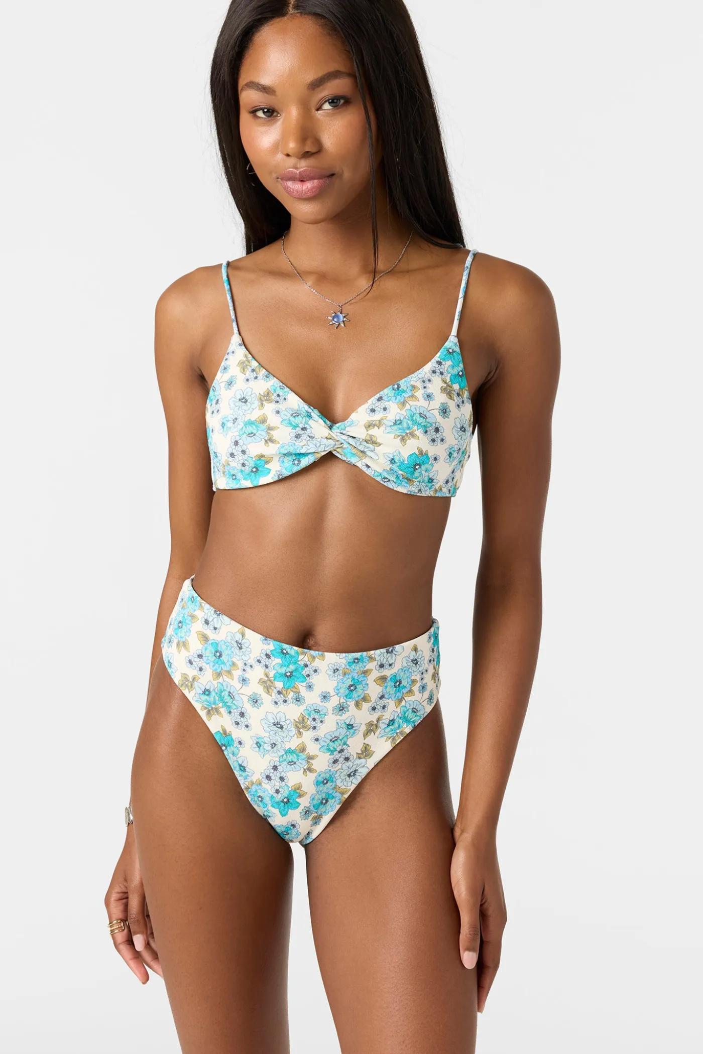 Coastal Floral Malibu Top