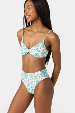 Coastal Floral Malibu Top