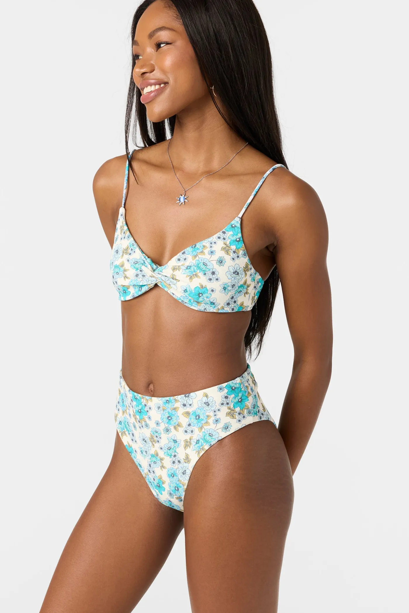 Coastal Floral Malibu Top
