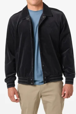 Cowell Cord Bomber Varsity Jacket