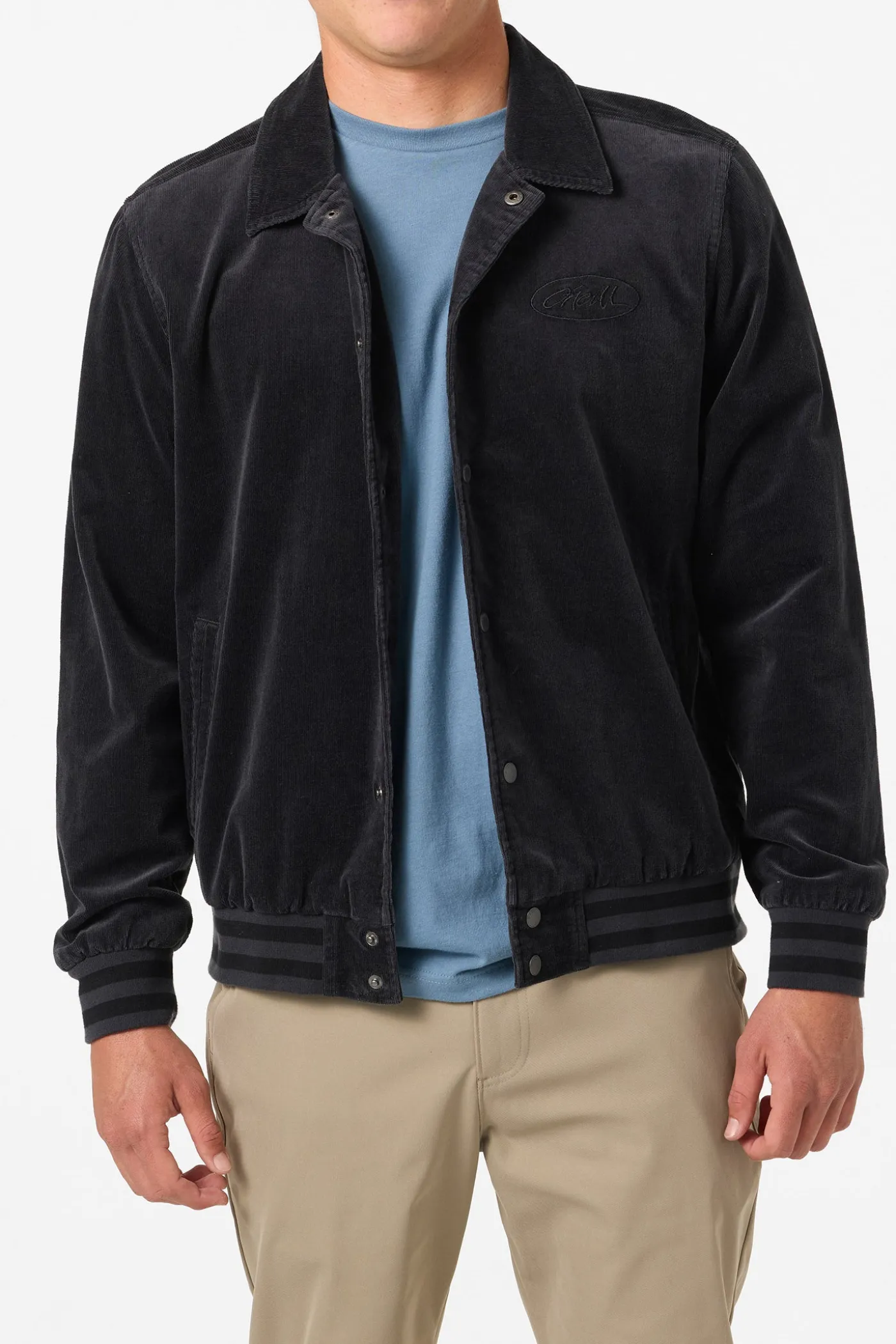 Cowell Cord Bomber Varsity Jacket