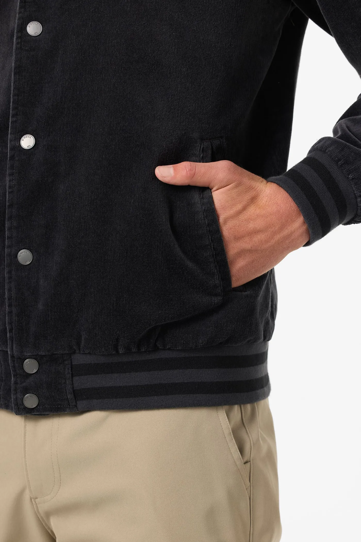 Cowell Cord Bomber Varsity Jacket