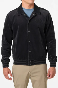 Cowell Cord Bomber Varsity Jacket
