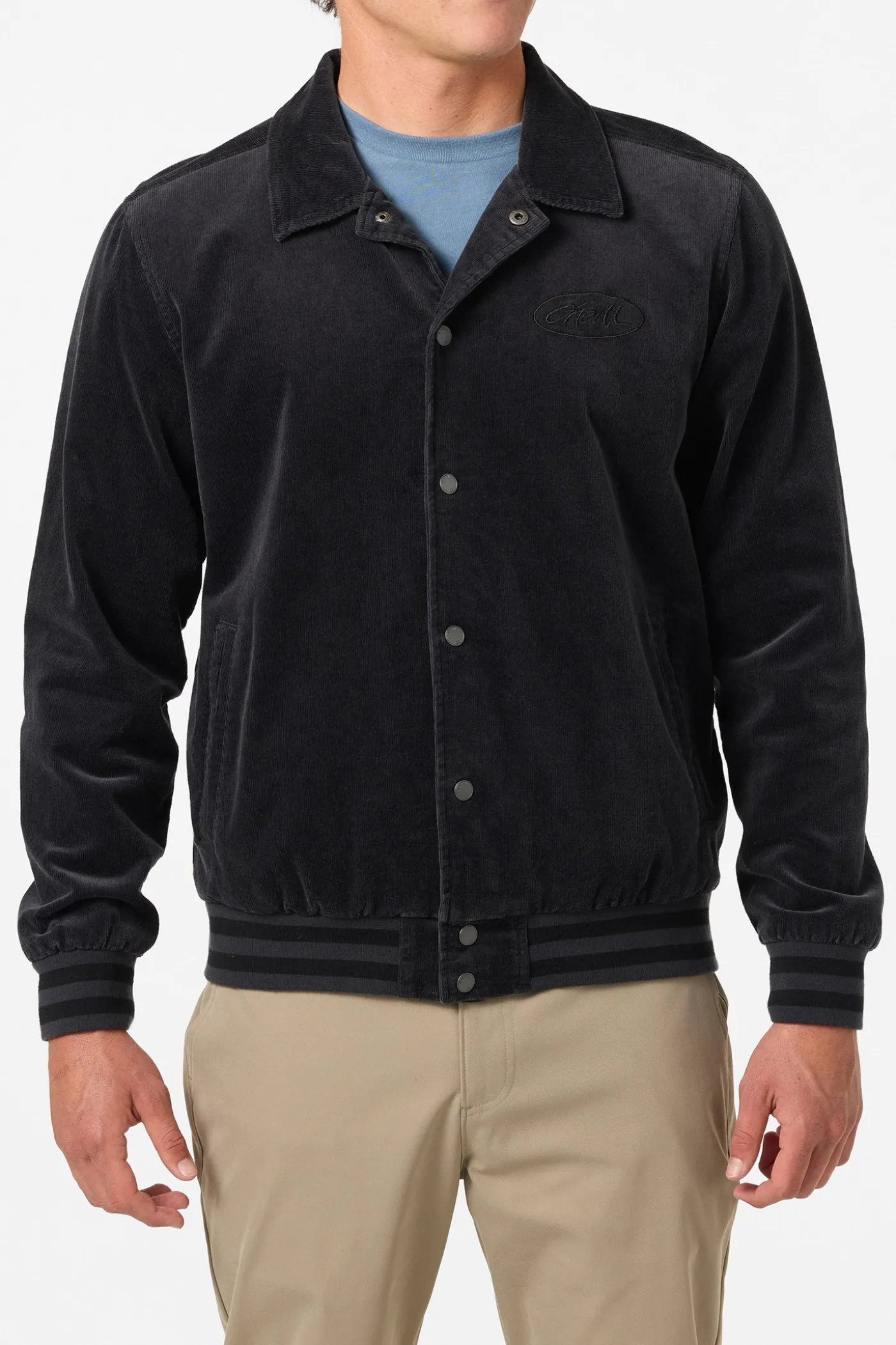 Cowell Cord Bomber Varsity Jacket