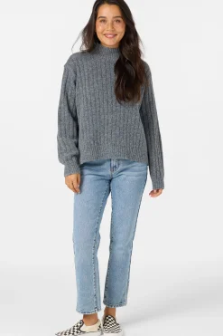 Cypress Mockneck Long Sleeve Sweater