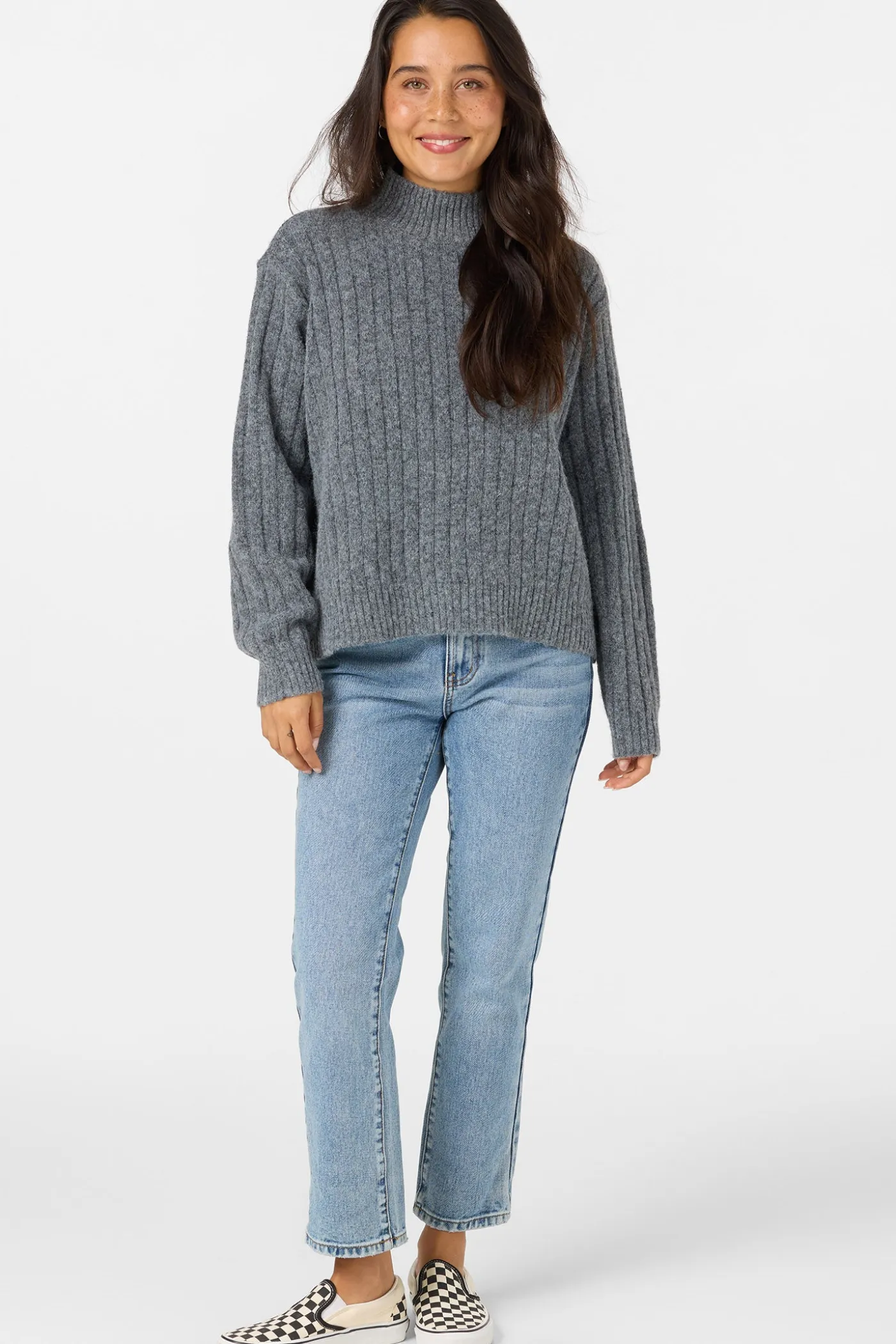 Cypress Mockneck Long Sleeve Sweater
