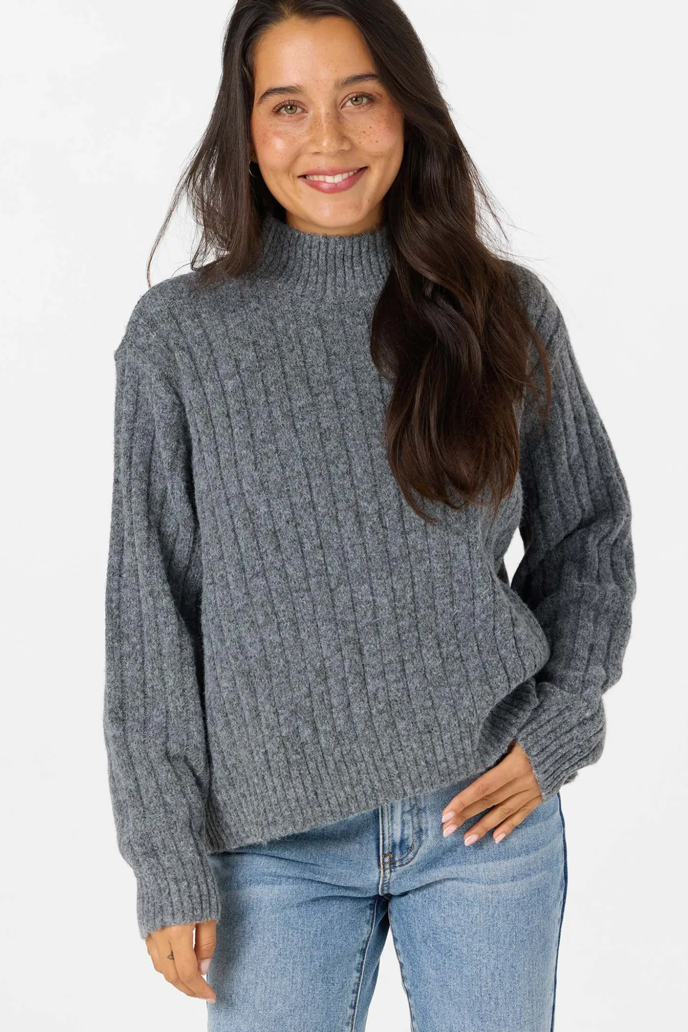 Cypress Mockneck Long Sleeve Sweater