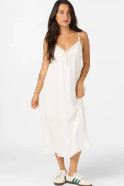 Dayna Solid Midi Dress