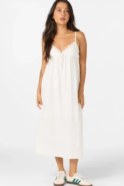Dayna Solid Midi Dress