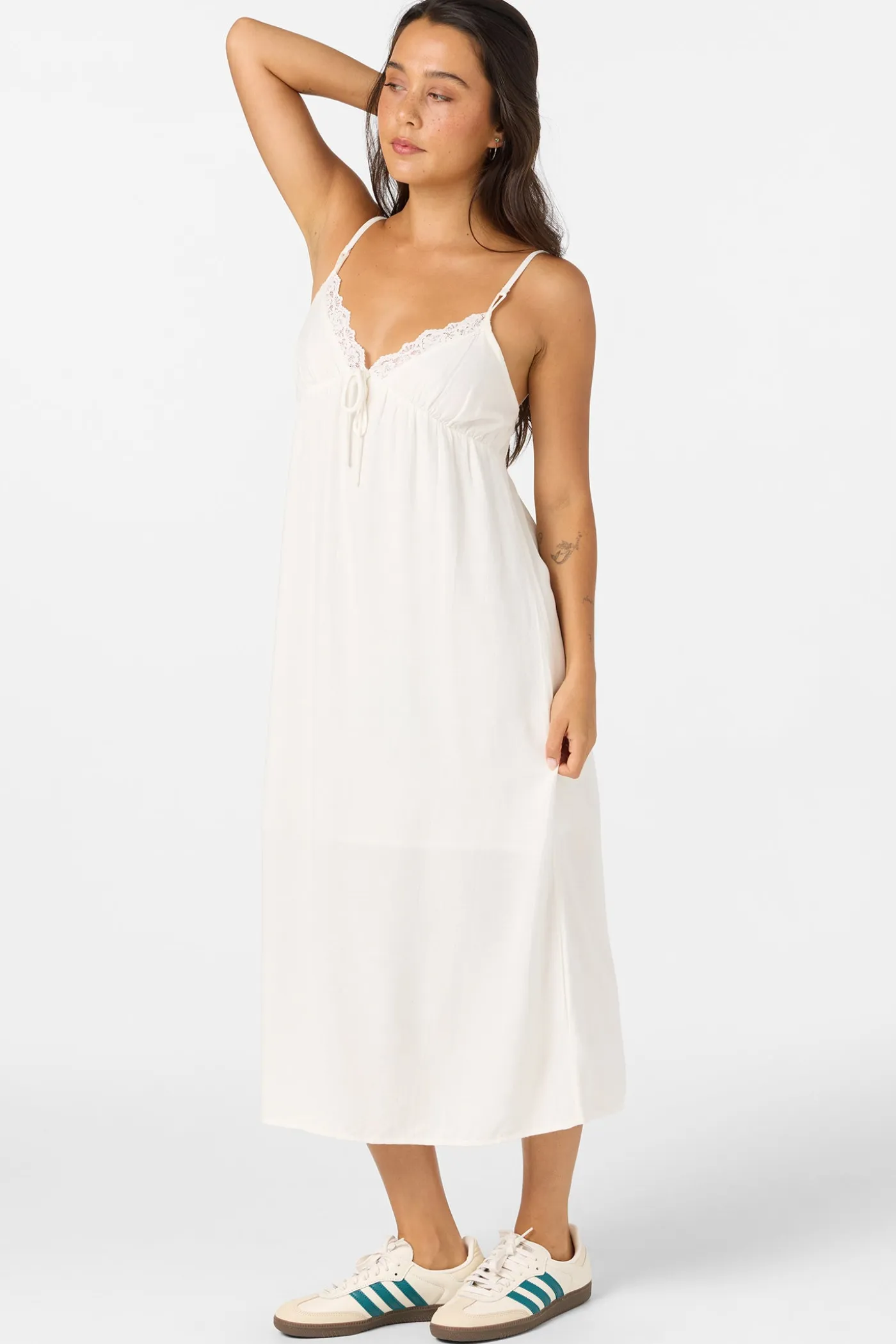 Dayna Solid Midi Dress