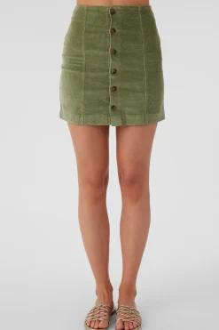 Delilah Corduroy Mini Skirt