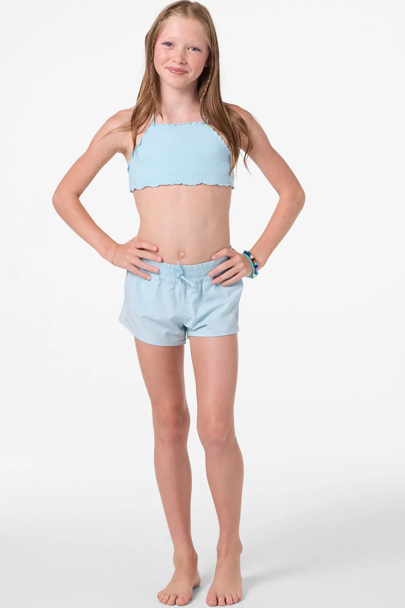 Girl's Balboa 2" Board Elastic Boardshorts