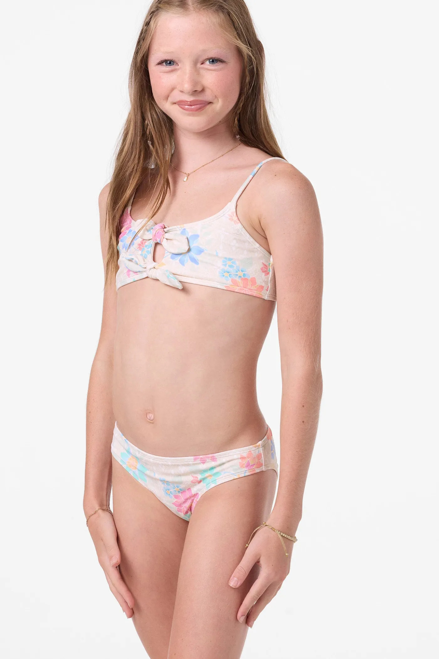 Girl's Bali Floral Hanky Set
