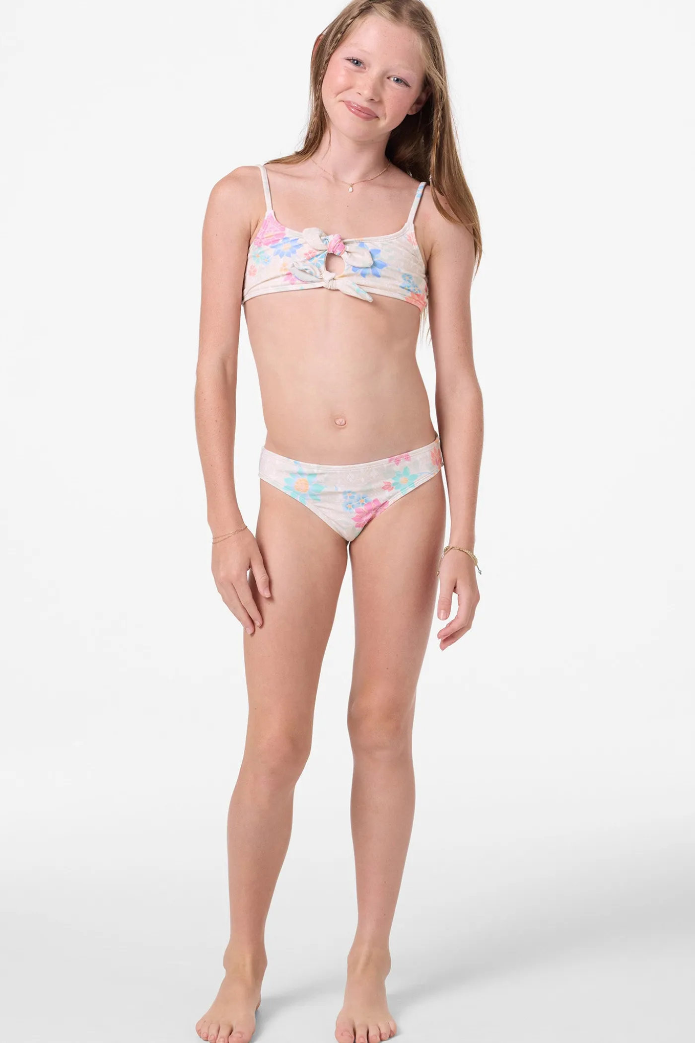 Girl's Bali Floral Hanky Set