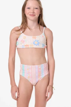 Girl's Bali Floral Revo Tie Back Bralette Set